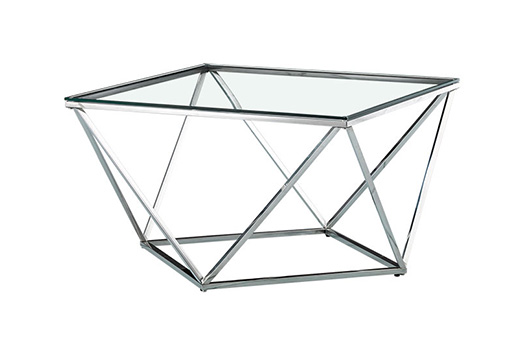 high quality temper glass stainless steel coffee table
