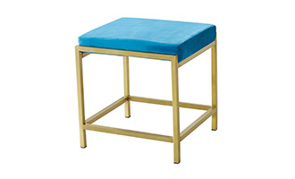 Simple design gold stainless steel bench for shop use