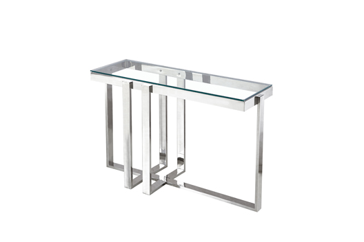 modern  console tables stainless steel