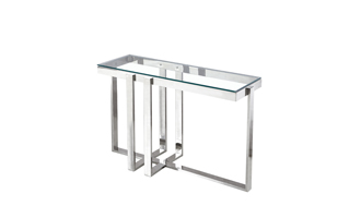 modern  console tables stainless steel