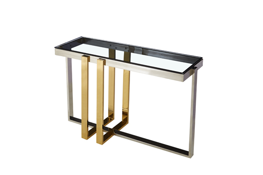 modern  console tables stainless steel