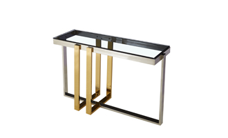 modern  console tables stainless steel