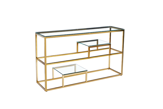 GOLD LEG console tables stainless steel