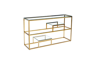 GOLD LEG console tables stainless steel