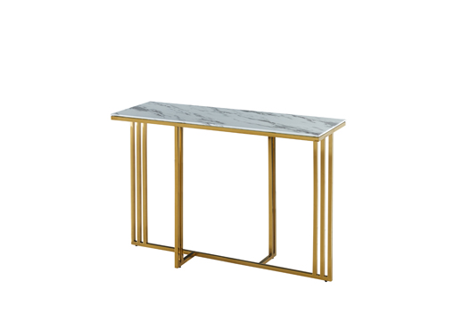 modern  console tables stainless steel