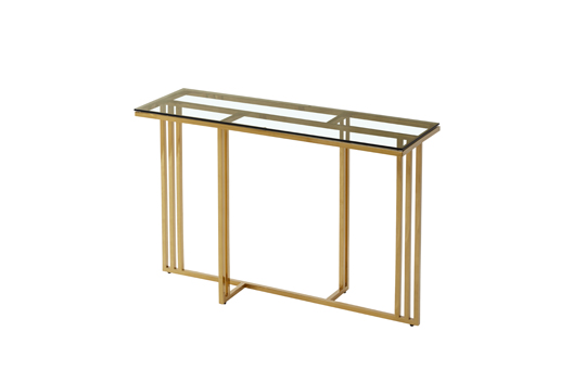 modern  console tables stainless steel