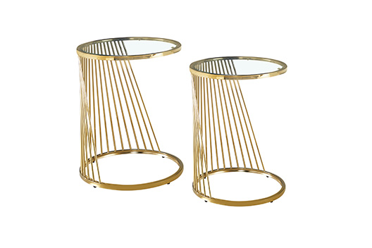 GOLD stainless steel coffee table