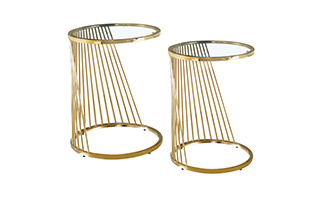 GOLD stainless steel coffee table