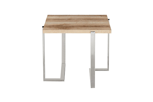 MDF TOP stainless steel end table